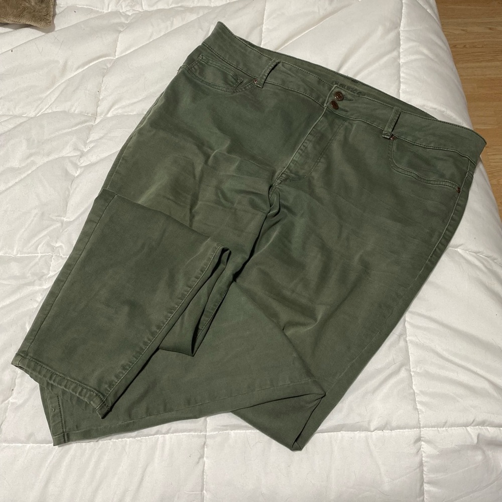 Maurice’s Sage Stretch Jeggings